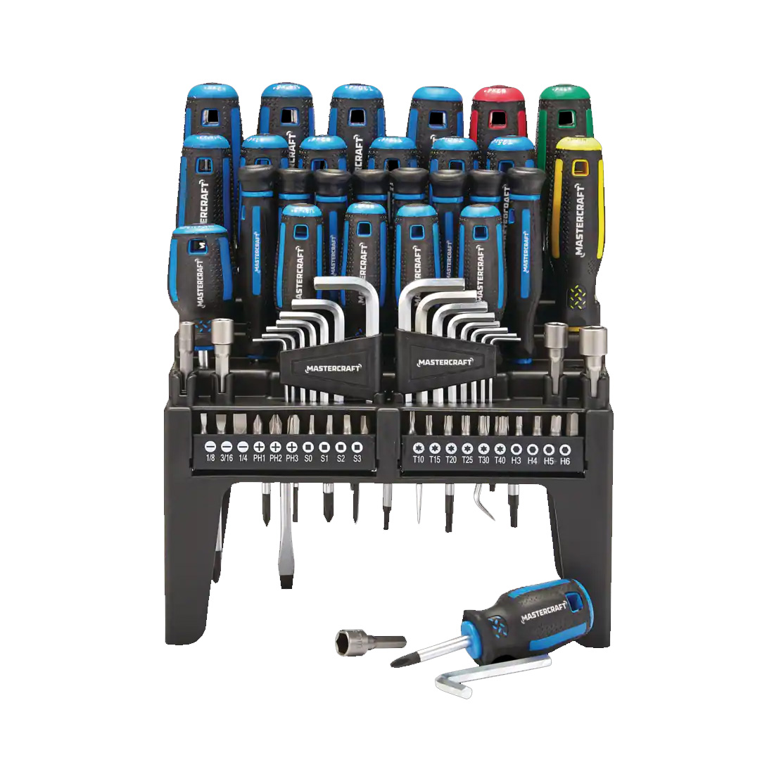 Set 69 șurubelnițe Mastercraft