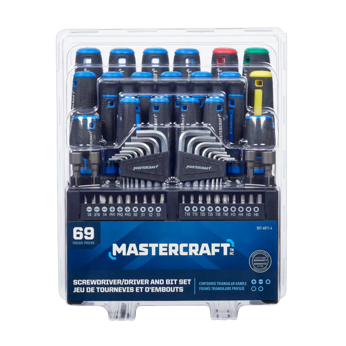 Set 69 șurubelnițe Mastercraft
