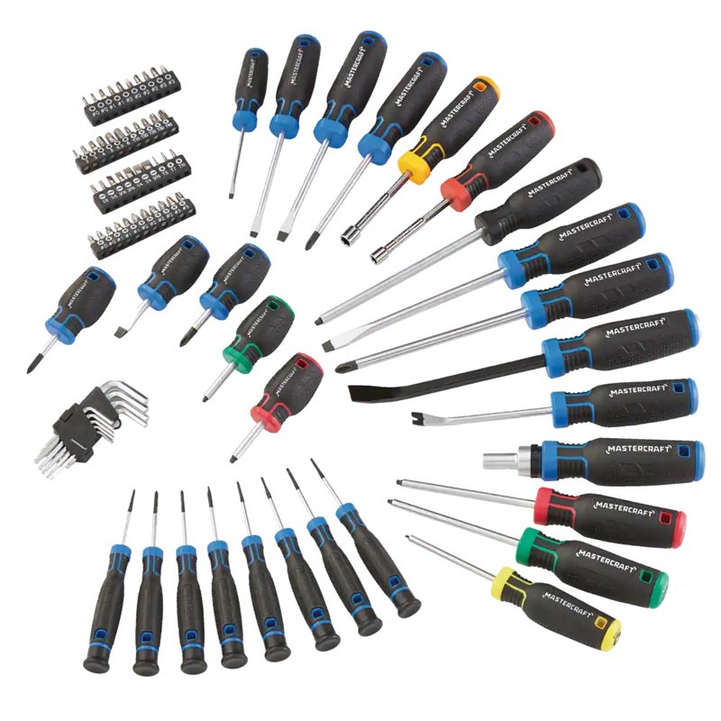 Set de 80 șurubelnițe Mastercraft